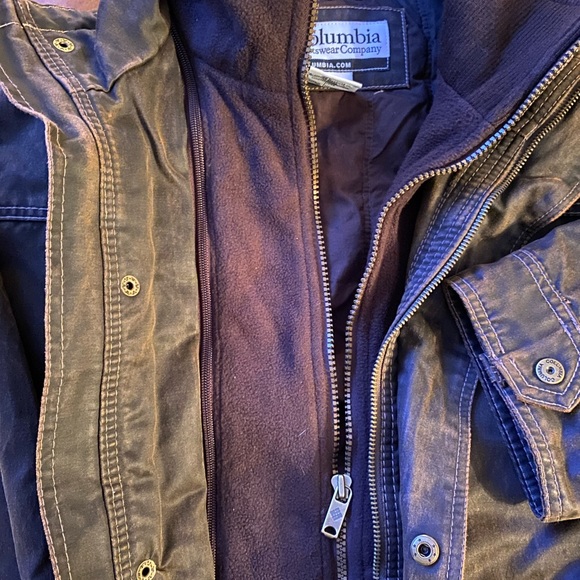 Columbia Men’s Bomber Jacket Size Large - Picture 2 of 3